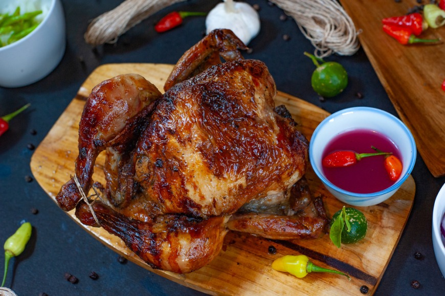 Best Filipino street food - lechon manok Best Filipino street food - lechon manok